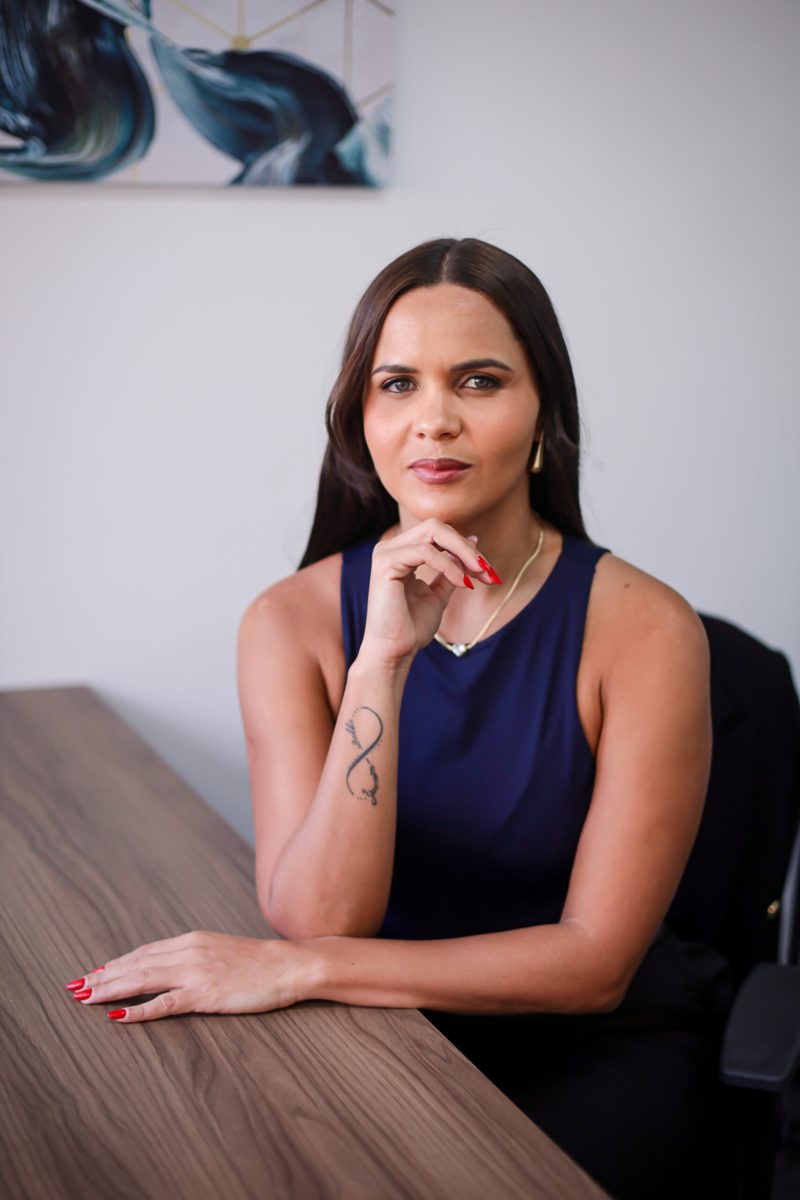 Leila Góes, contadora responsável da Digital.Cont, no escritório