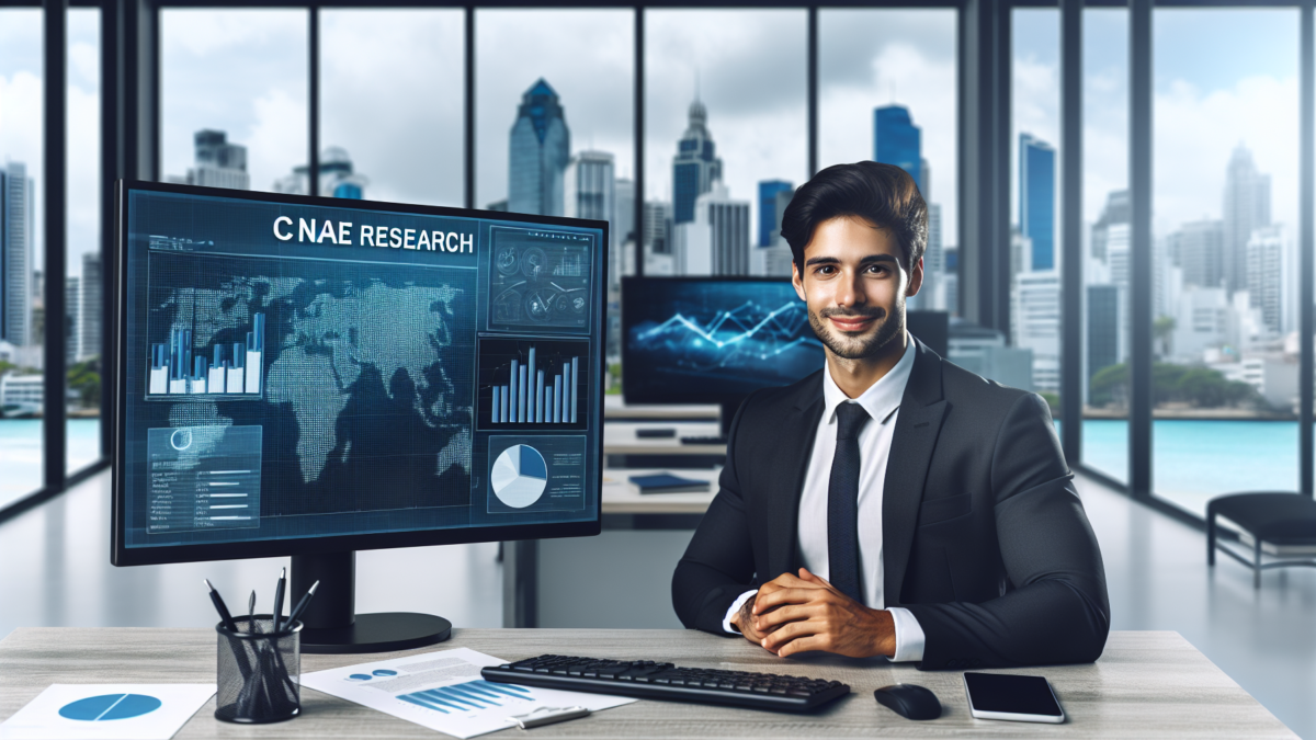 Contador analisando tabela de CNAEs para abertura de empresa em Salvador